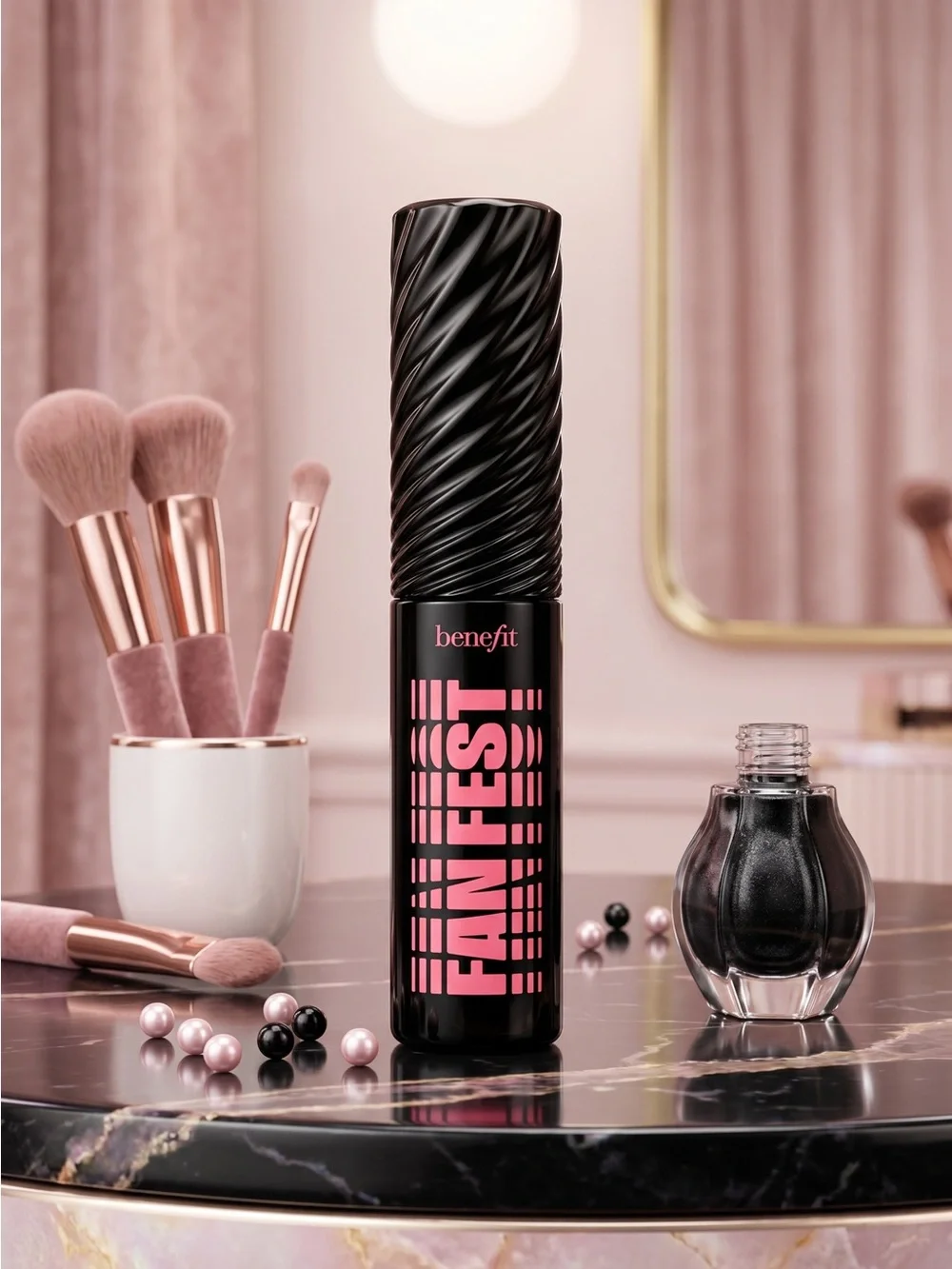 Benefit Fan Fest Fanning & Volumizing Mascara Mini 4g Travel Size New No Box